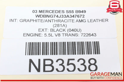 00-06 Mercedes W220 S55 AMG Side Rear View Mirror Adjust Switch Button