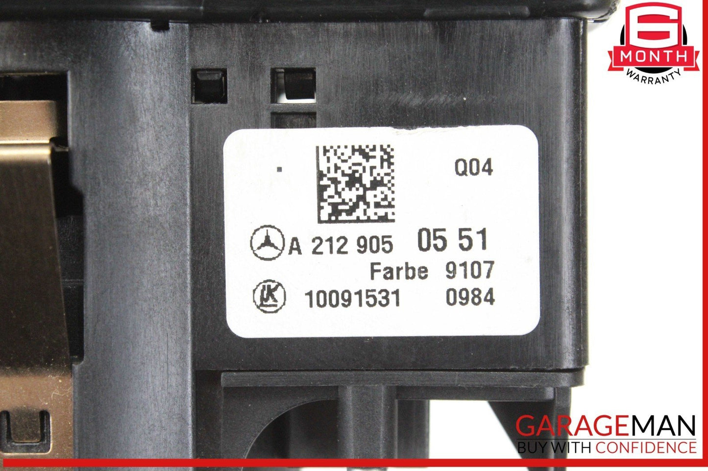 08-20 Mercedes W212 E350 CLS550 Headlight Fog Light Switch Control Module OEM
