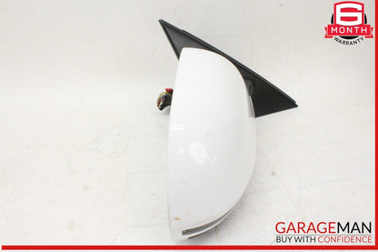 09-16 Audi A4 Front Right Passenger Side Door Rear View Mirror White OEM