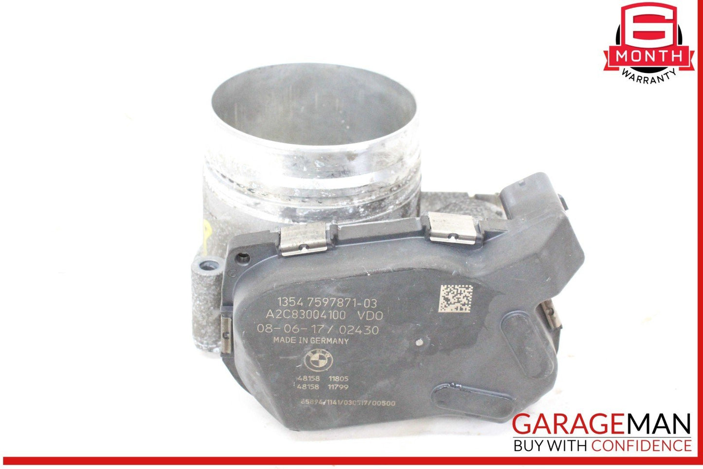 14-18 BMW M3 X5 Engine Throttle Body Assembly 7597871 OEM