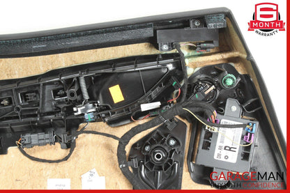 14-17 Maserati Ghibli Rear Right Side Complete Interior Door Panel Black OEM