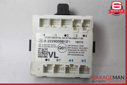 16-19 Mercedes W205 C300 Front & Rear Side Door Control Module Unit Set of 4 Pc