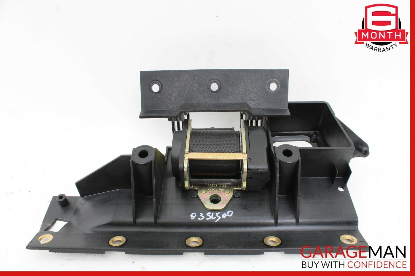 03-08 Mercedes R230 SL500 Rear Left Luggage Seat Belt Retractor Speaker Black