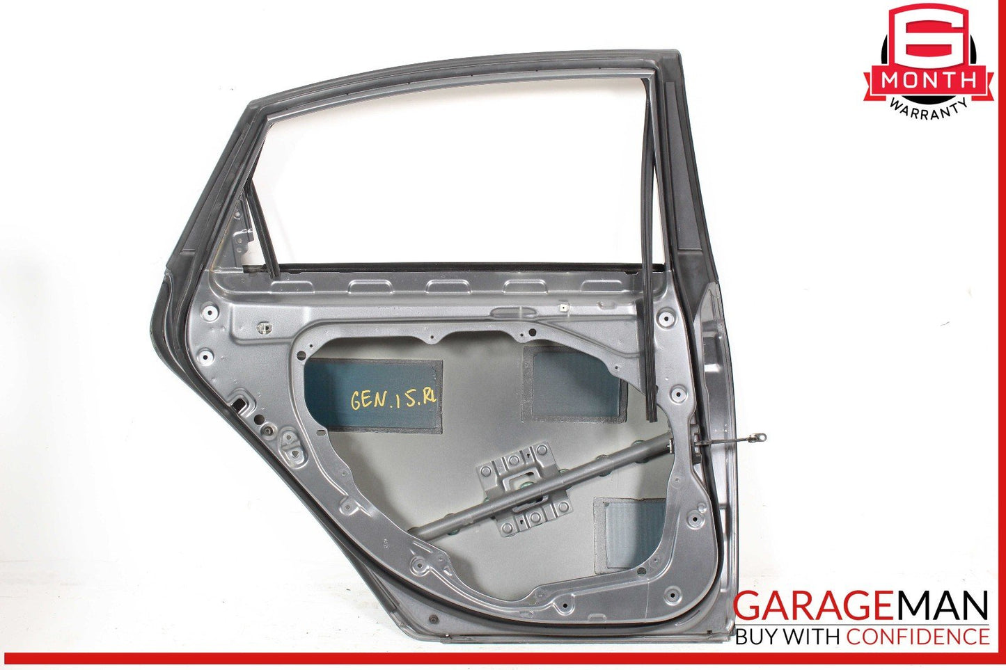15-20 Genesis G80 Rear Left Driver Side Exterior Door Shell Frame Panel OEM