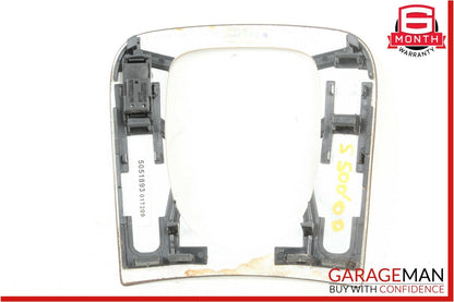 00-06 Mercedes W220 S500 S55 AMG Center Console Shift Shifter Trim Bezel Wood