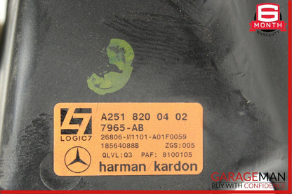 06-13 Mercedes W251 R320 R500 Rear Left & Right Side Quarter Sound Speakers Set
