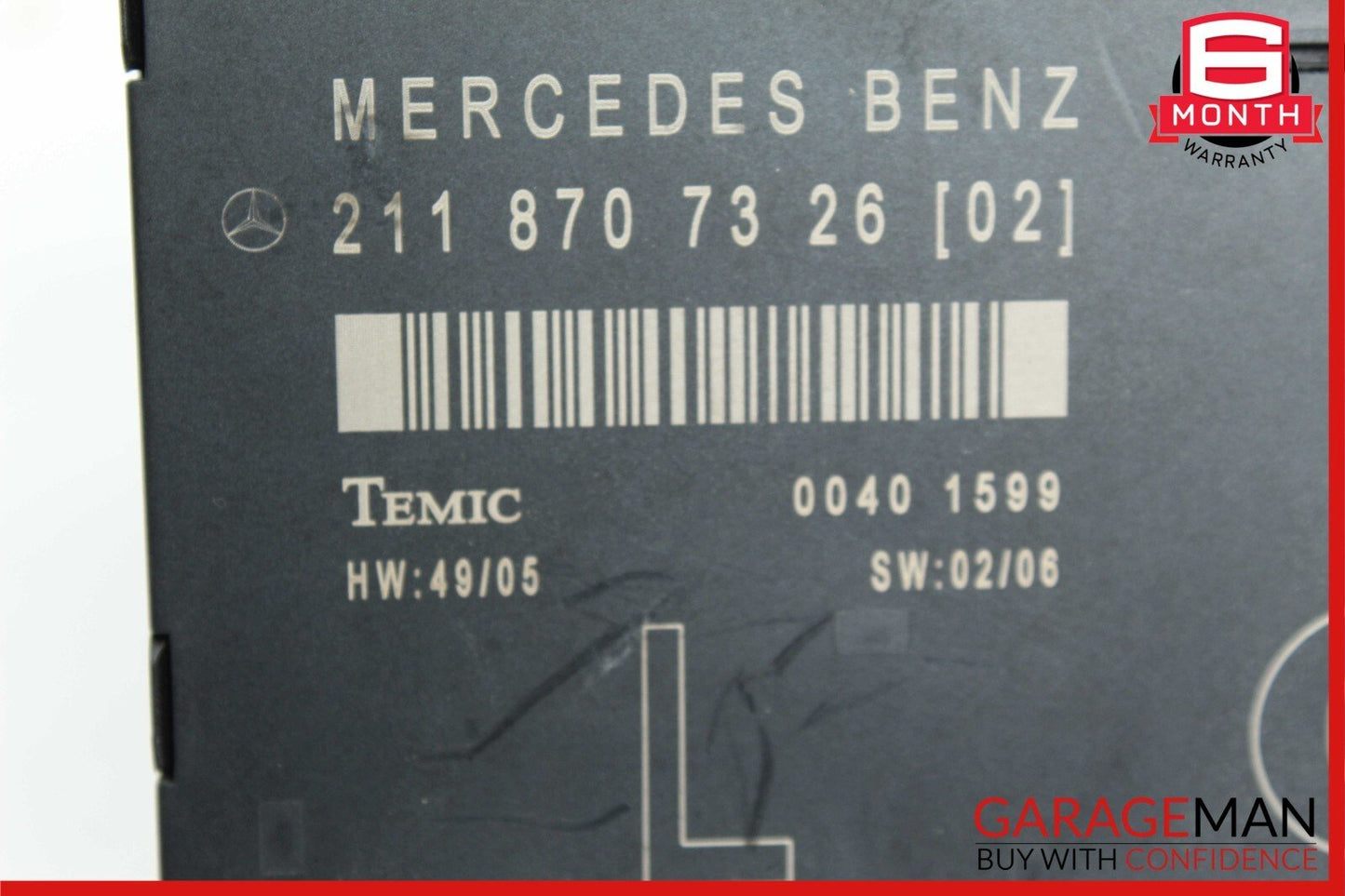 03-09 Mercedes W211 E350 E550 Front Left Driver Side Door Control Module OEM
