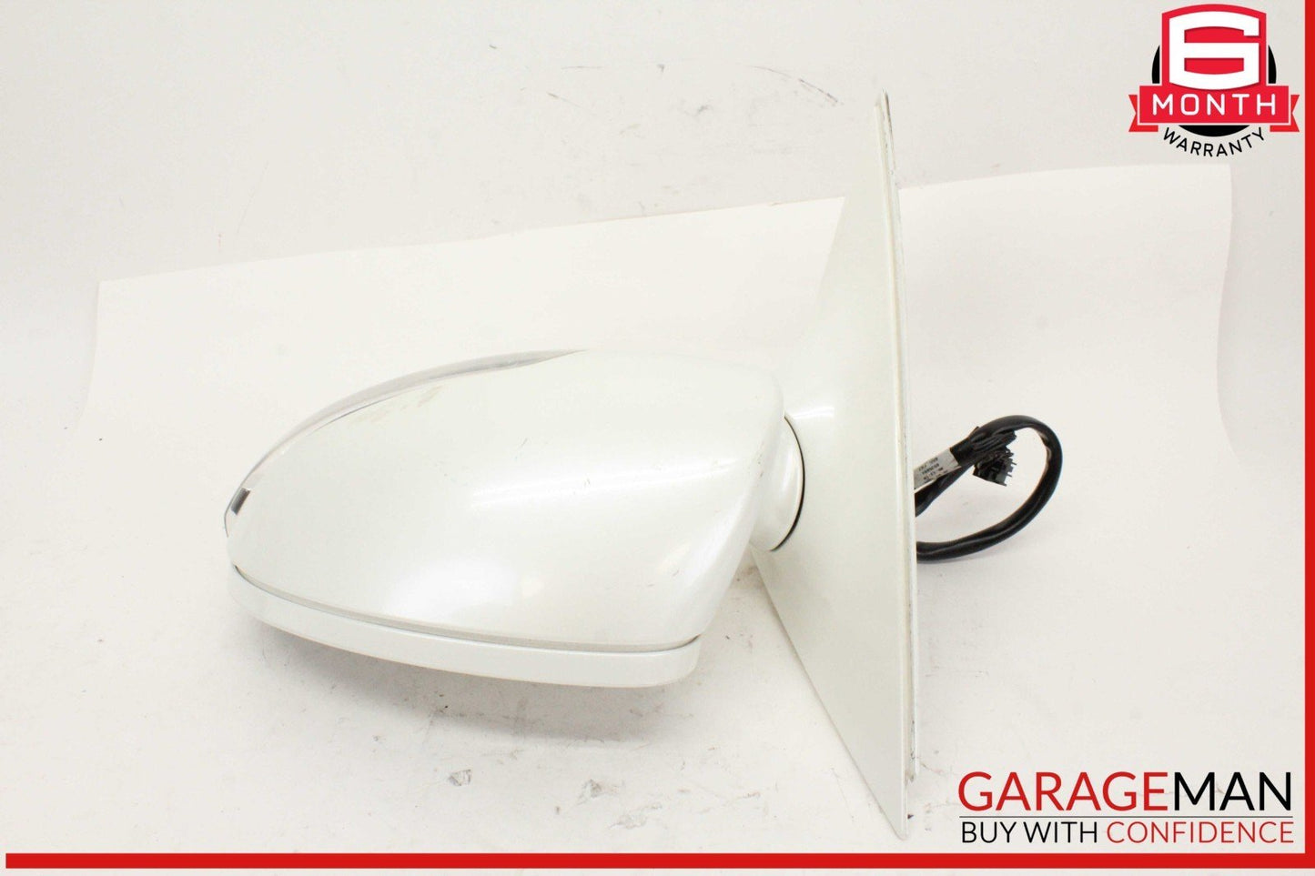 07-09 Mercedes W221 S550 S600 Front Left Side Door Rear View Mirror White OEM