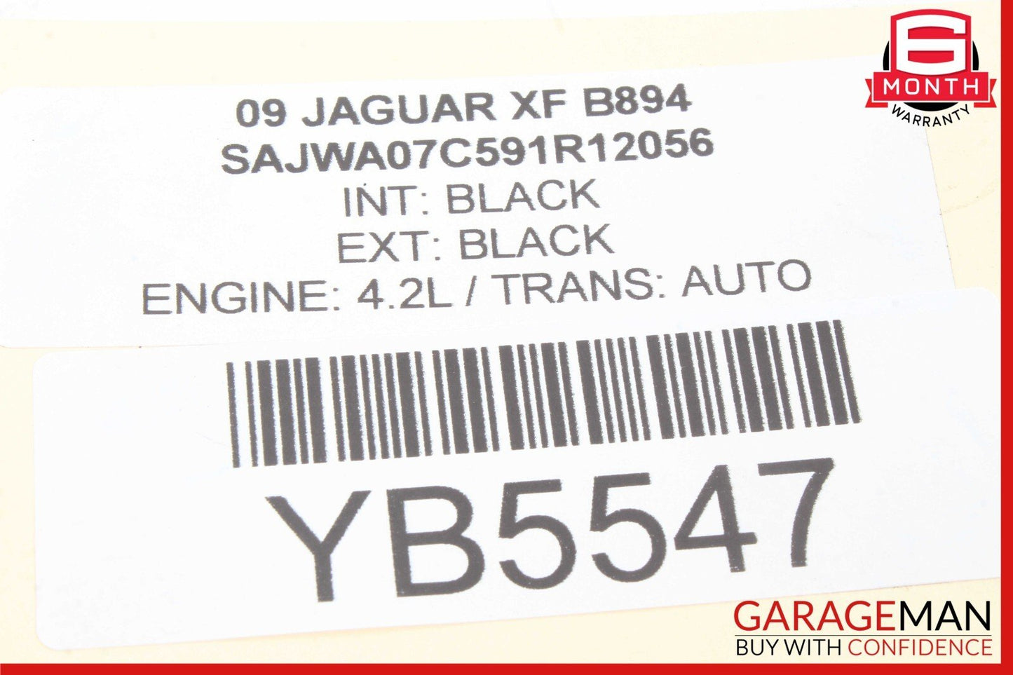 09-11 Jaguar XF AC A/C Air Conditioning Water Pump 2R8H18D475BC OEM