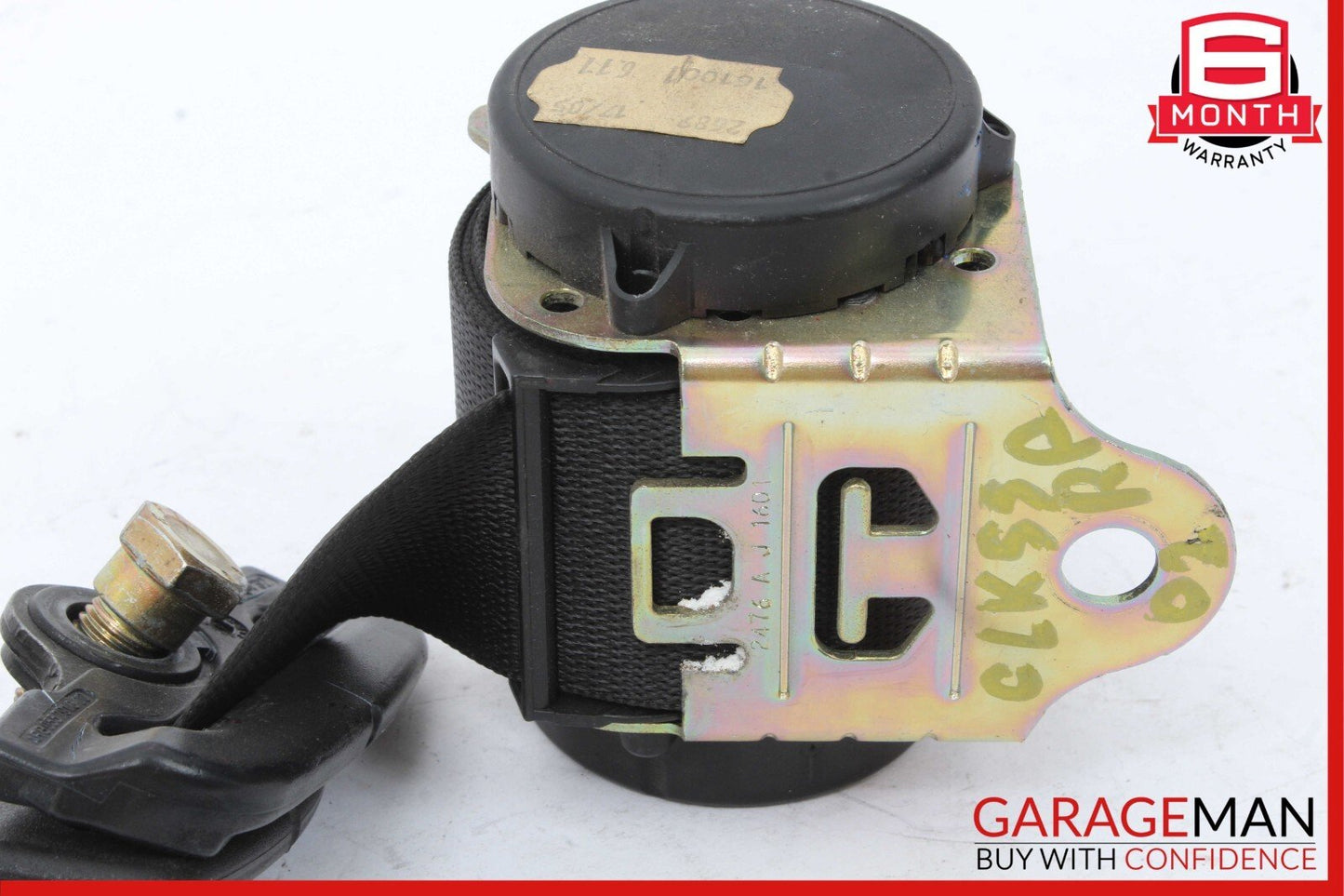 97-03 Mercedes W208 CLK430 CLK55 Rear Right Side Seatbelt Seat Belt Retractor