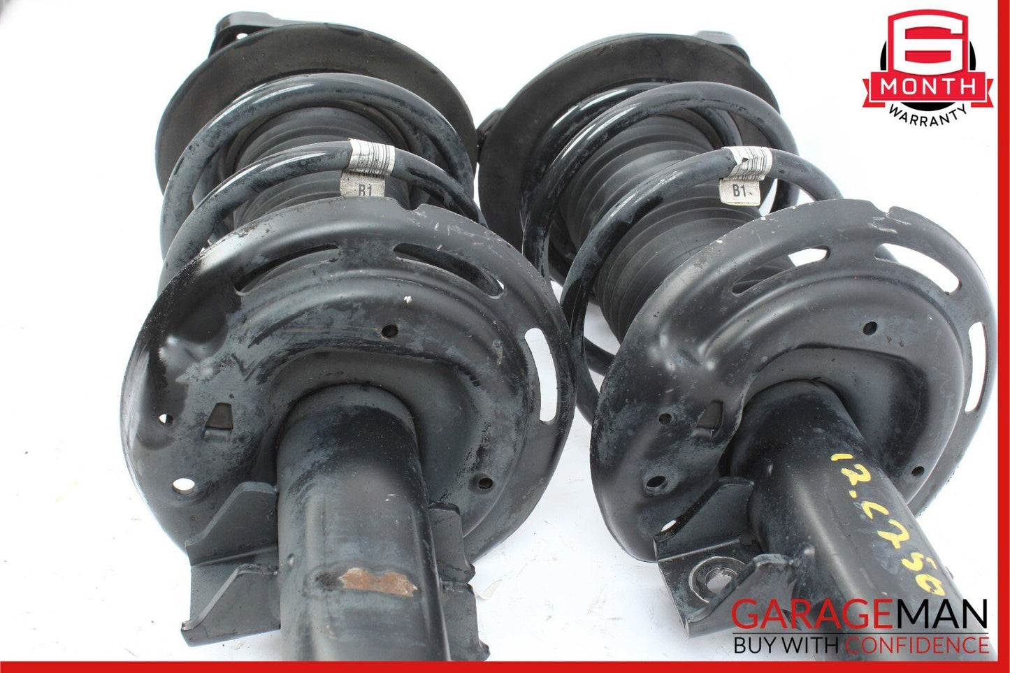 08-17 Mercedes E400 C250 Coupe Front Right & Left Shock Strut Absorber Set of 2
