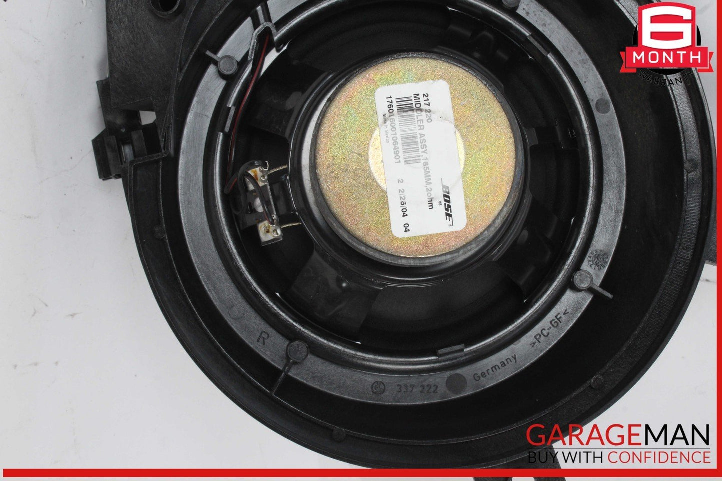 03-08 Mercedes R230 SL500 SL55 Left & Right Side Door Audio Speakers Set Bose