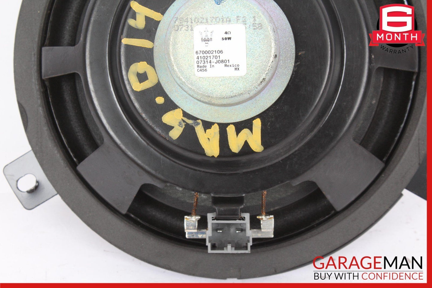 14-17 Maserati Quattroporte Front or Rear Side Door Audio Sound Speaker Set OEM