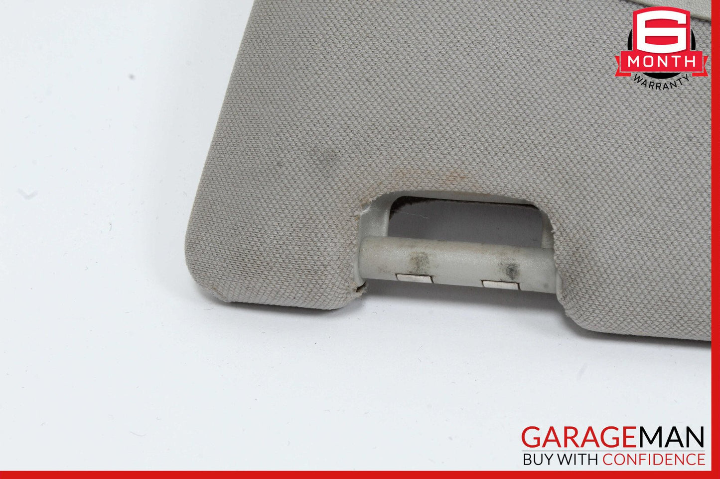 07-14 Mercedes CL550 S550 Front Left Sun Visor Sunvisor Shade Cover Suede Gray