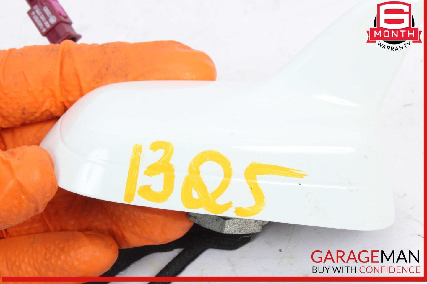 13-17 Audi Q5 Rear Roof Upper Exterior Shark Fin Antenna 8R0035503G White OEM