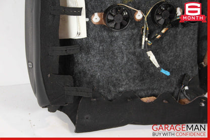 08-13 Mercedes W221 S63 AMG Front Left Driver Upper Top Seat Cushion Black OEM