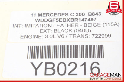 08-17 Mercedes W204 C300 E350 E400 E550 Rear Trunk Lid Latch Lock Actuator OEM