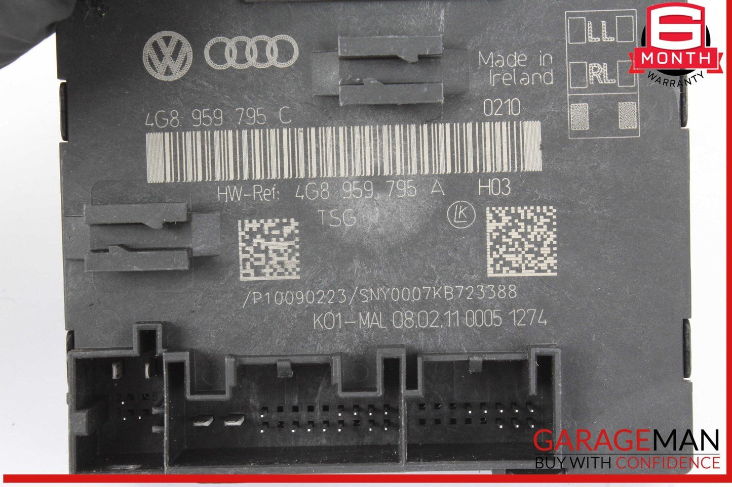 12-18 Audi A7 Rear Right Passenger Side Door Control Module Unit 4G8959795C OEM