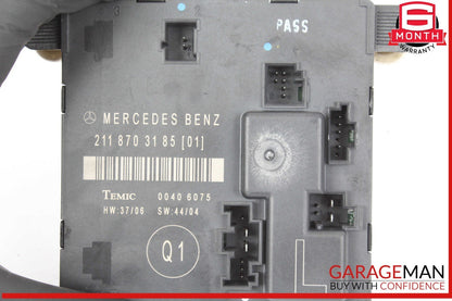 03-09 Mercedes W211 E350 E550 Rear Left Driver Side Door Control Module OEM