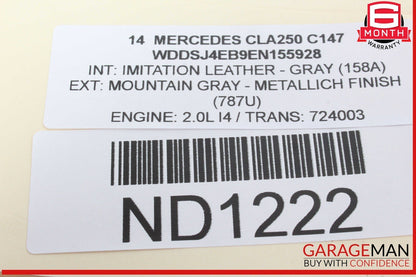12-20 Mercedes W117 CLA250 Parking Brake Release Handle 2469050451 OEM