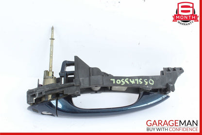 05-11 Mercedes R171 SLK280 SLK350 Front Left Side Exterior Door Handle Blue OEM