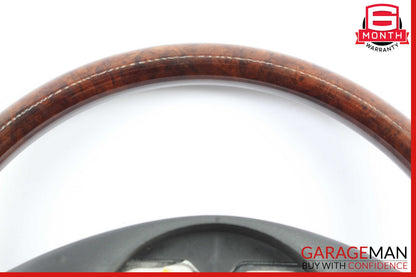 10-13 Mercedes W221 S550 S400 CL550 4 Spoke Driver Steering Wheel Wood Black