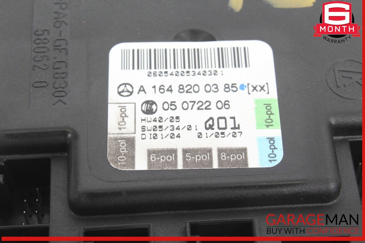 06-13 Mercedes W164 ML350 4MATIC GL550 Front Left Side Door Control Module OEM