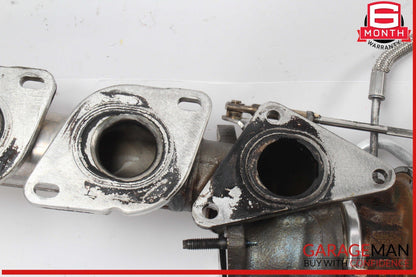 12-18 Mercedes W218 CLS550 E550 M278 Left Turbocharger Turbo Charger Manifold