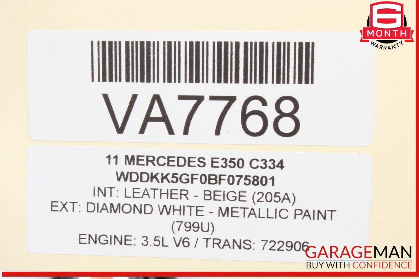 10-17 Mercedes W207 E350 E550 Rear Left and Right Side Door Sound Speaker OEM