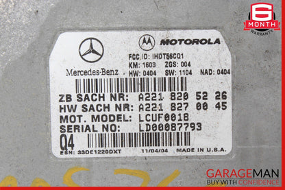 05-14 Mercedes R230 SL500 E350 CLS550 Voice Communication Control Module OEM