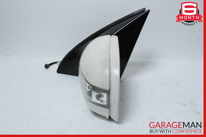 06-10 Mercedes W251 R350 Front Left Driver Side Mirror Door Rear View White OEM
