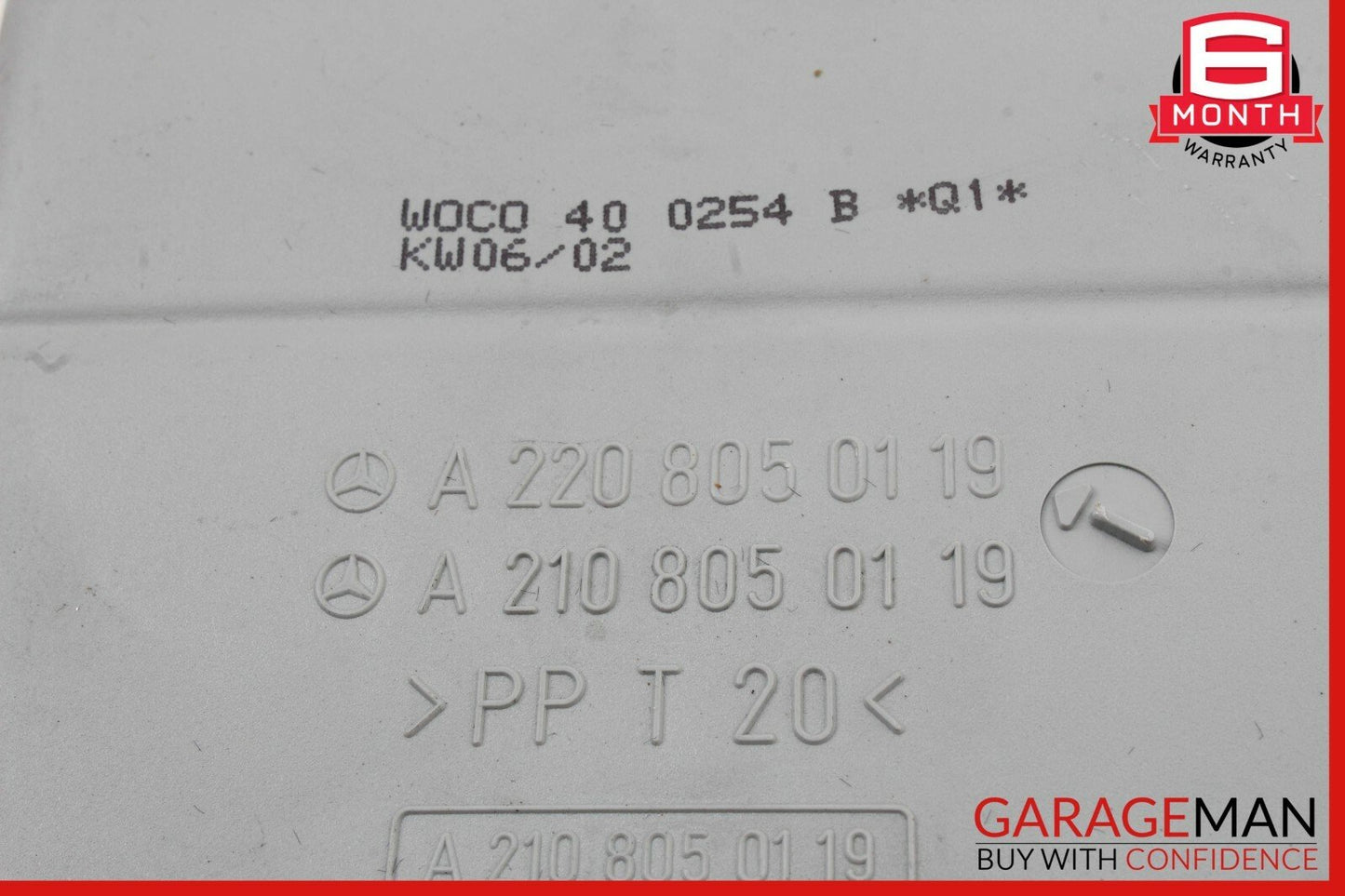 00-08 Mercedes R230 SL500 S500 Seat Vacuum Pump Reservoir Tank