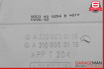 00-08 Mercedes R230 SL500 S500 Seat Vacuum Pump Reservoir Tank