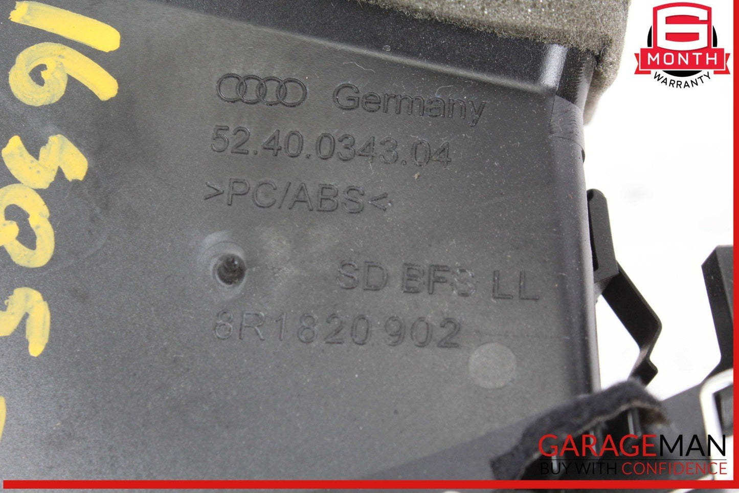 14-17 Audi SQ5 Front Right Passenger Side Dash Dashboard AC A/C Air Vent OEM