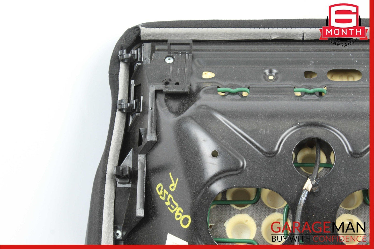 07-09 Mercedes W211 E350 E320 Front Right Lower Bottom Seat Cushion Black OEM