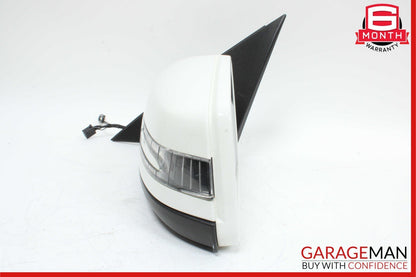 10-11 Mercedes W204 C300 Front Left Driver Side Rear View Door Mirror White OEM
