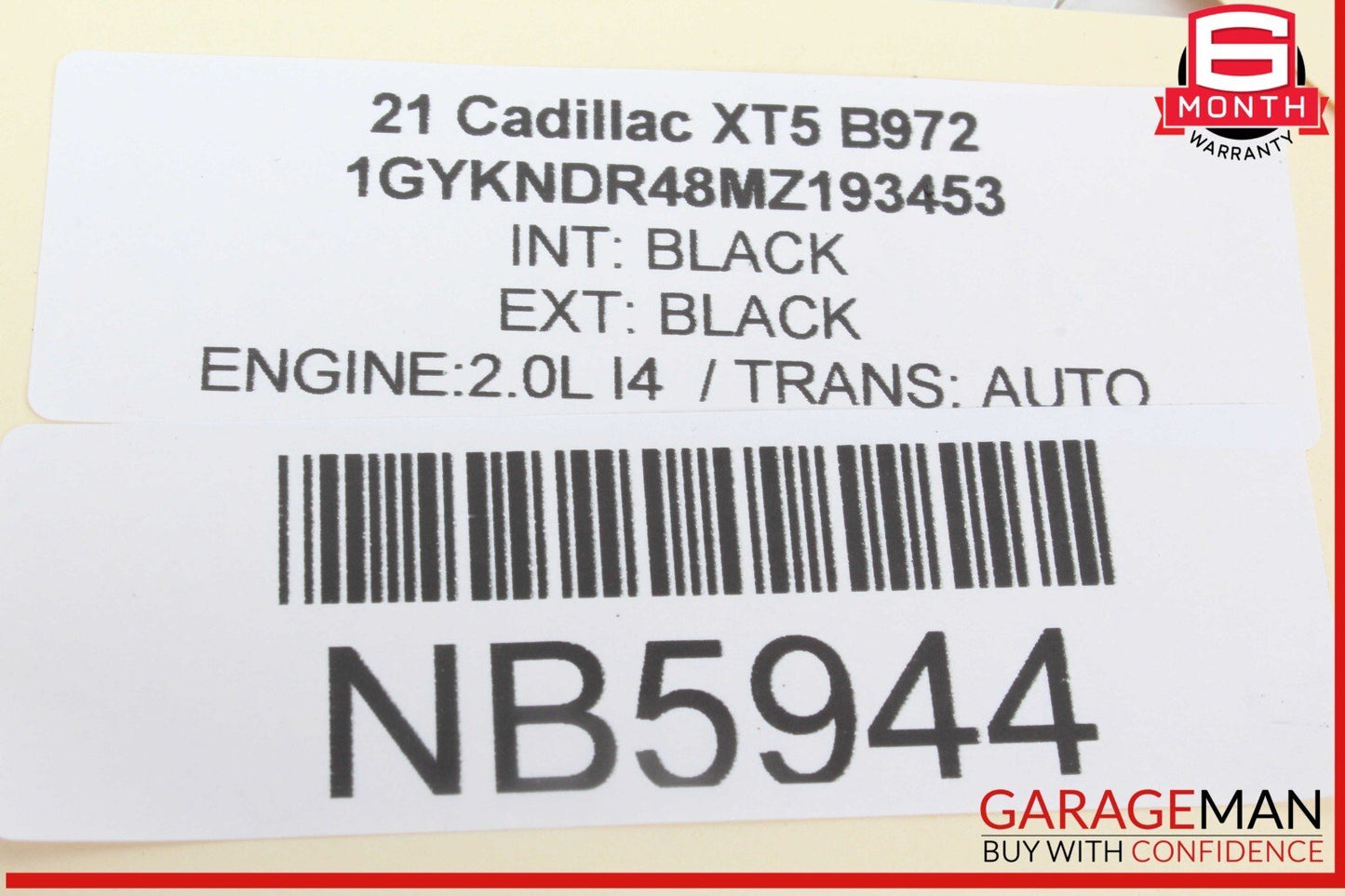 17-23 Cadillac XT5 Rear Right Passenger Side Door Lock Latch Actuator 13533610