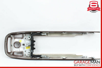 07-09 Mercedes W221 S450 S550 Center Console Armrest Trim Bezel Panel Wood OEM