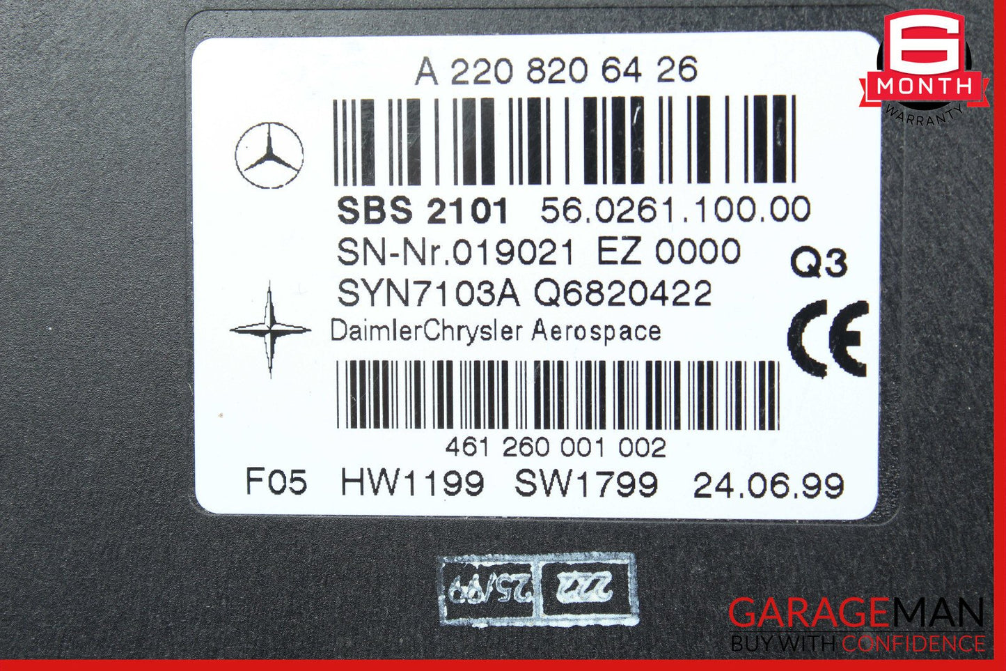 00-06 Mercedes W211 S430 Communication Voice Control Module 2208206426 OEM