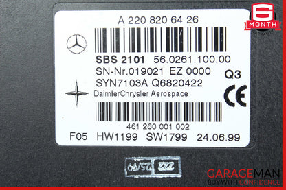 00-06 Mercedes W211 S430 Communication Voice Control Module 2208206426 OEM