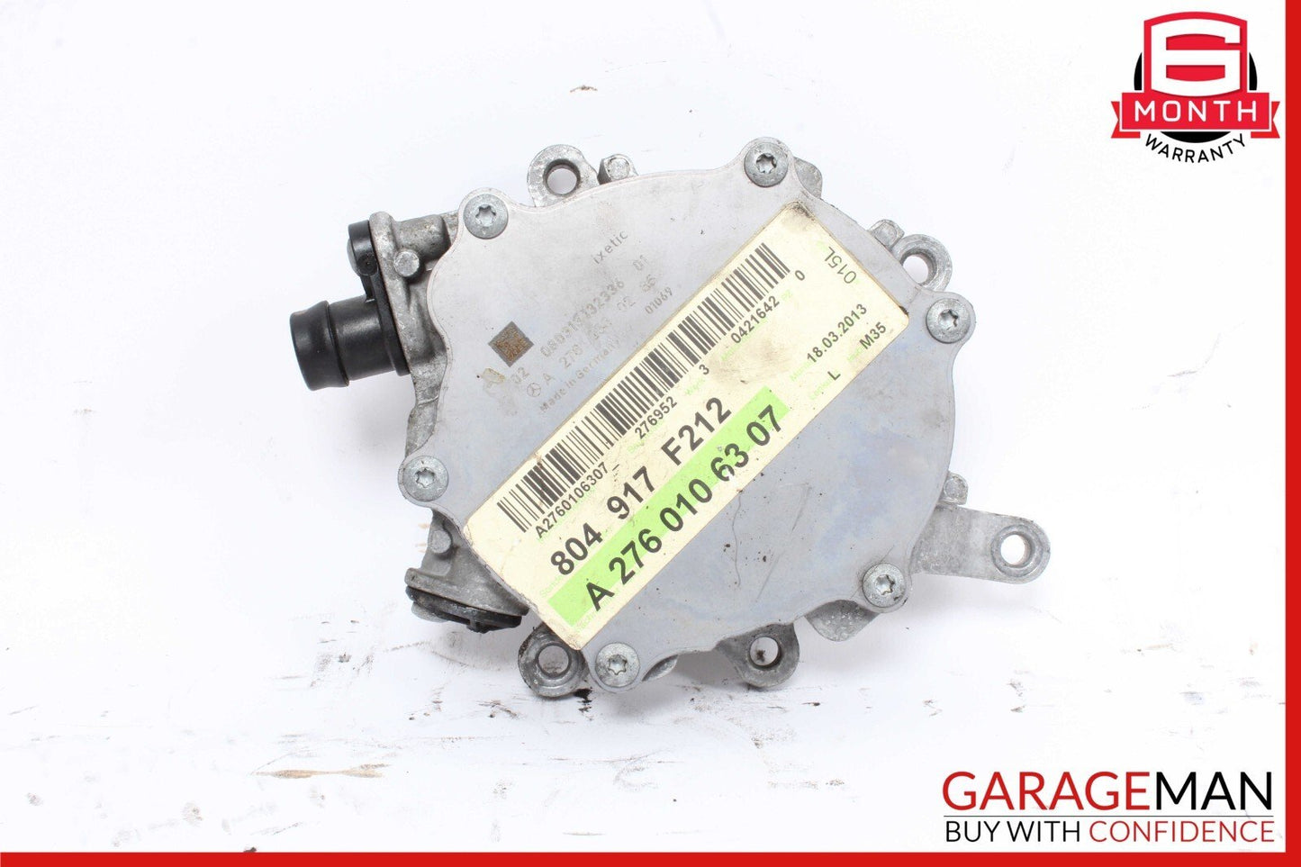 12-18 Mercedes W212 E350 SLK350 Engine Motor Brake Vacuum Pump 2762300065 OEM