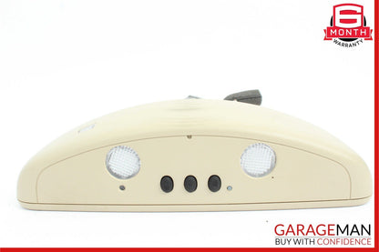 10-16 Mercedes W204 C250 E350 Top Upper Interior Rear View Mirror Beige OEM