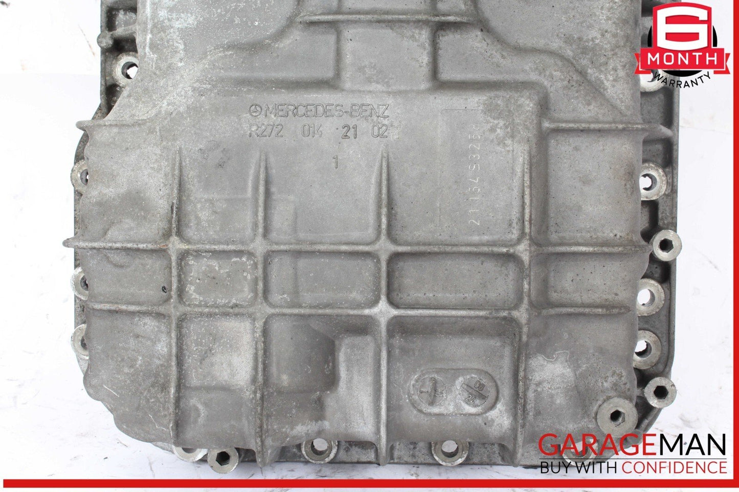 06-11 Mercedes W203 C230 Engine Upper Oil Sump Baffle Pan 2720142102 OEM
