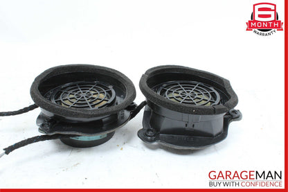 96-03 Mercedes W210 E320 Rear Right & Left Side Door Sound Speakers Set OEM