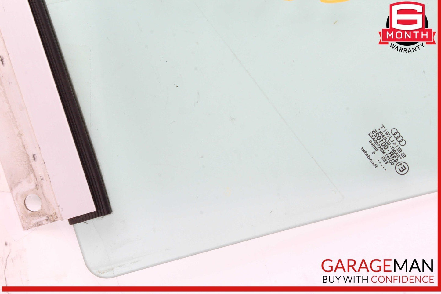 00-06 Audi TT Front Right Passenger Side Vent Quarter Window Glass 43R001025 OEM