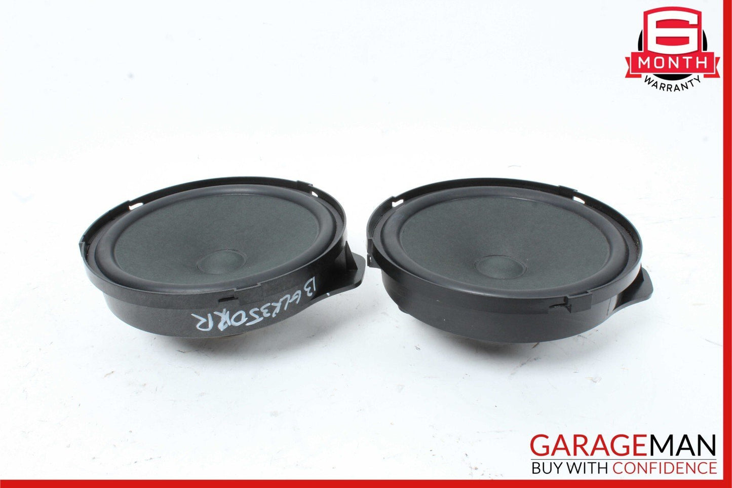 08-14 Mercedes W204 C250 C300 Rear Right & Left Side Door Sound Speakers Set OEM