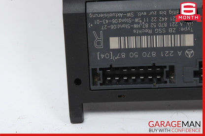 07-13 Mercedes W221 S550 S65 AMG Front Right Side Under Seat Control Module OEM