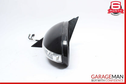 07-09 Mercedes W221 S550 S600 Front Left Side Mirror Door Rear View Black OEM