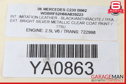 01-07 Mercedes W203 C230 C32 AMG Front Left Side RWD Lower Control Arm OEM