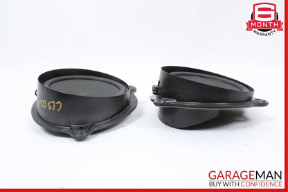 06-11 Mercedes W219 CLS500 Right & Left Side Door Sound Audio Speakers Set of 2